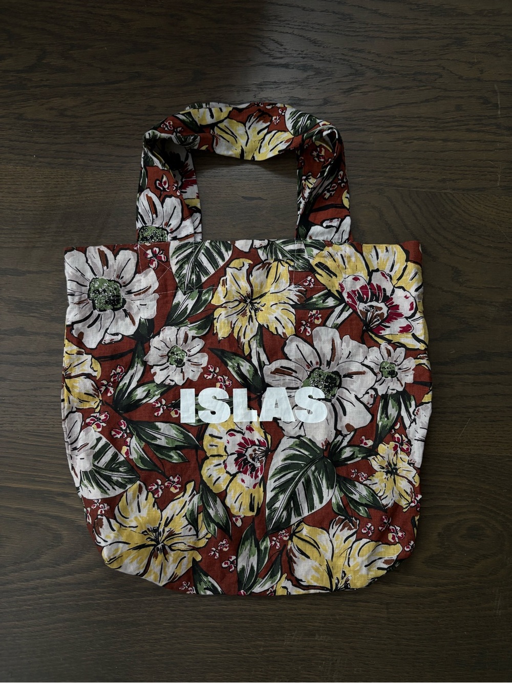 Faithfull the Brand Floral Linen Tote Bag
